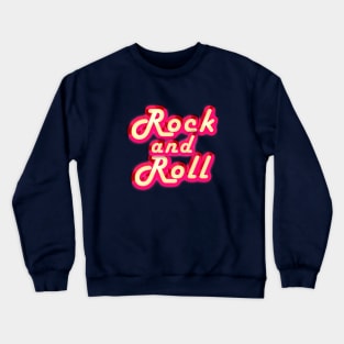 Neon Rock and Roll Crewneck Sweatshirt